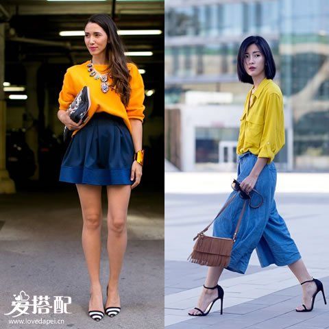 黄色+中性色